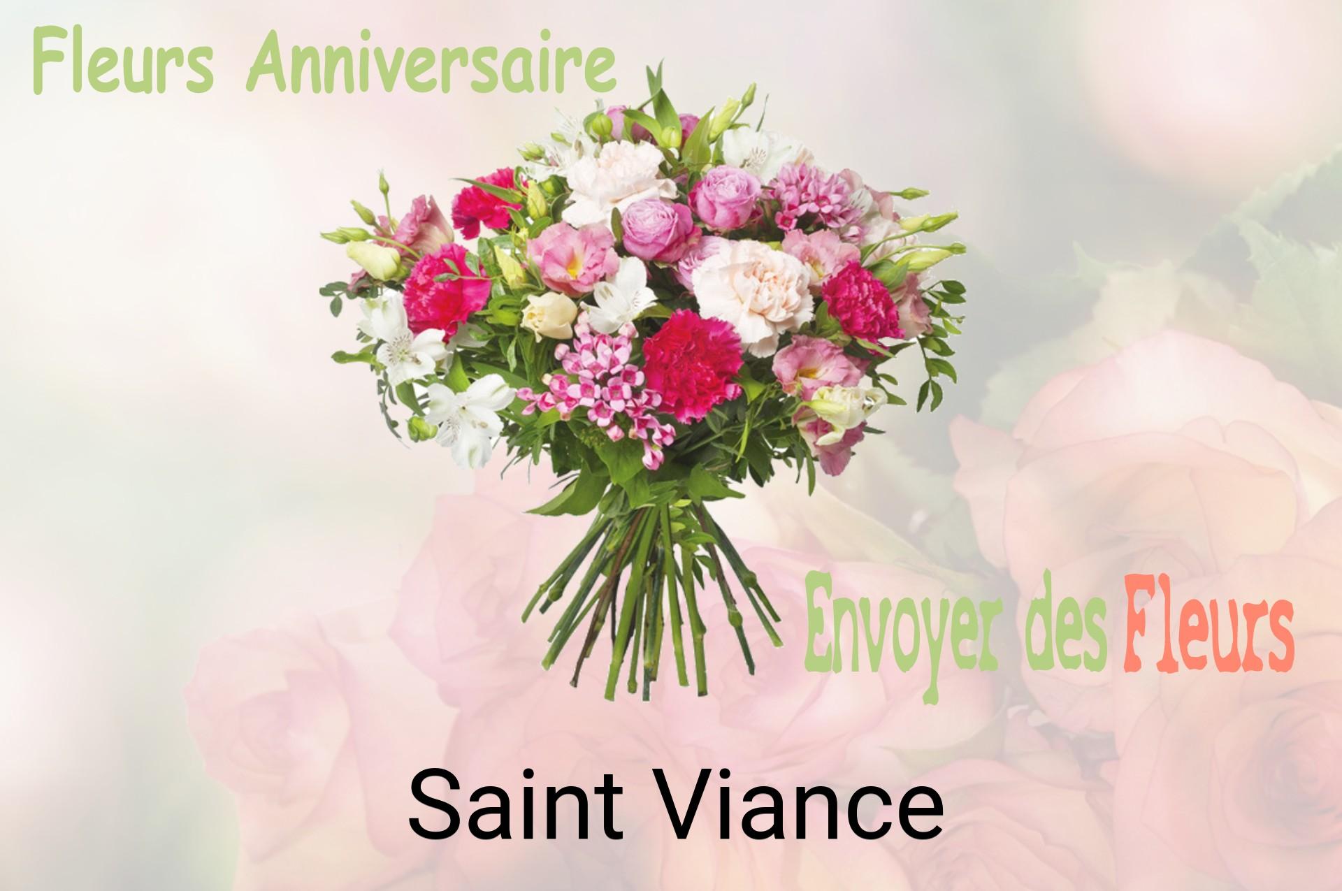 Bouquet de fleurs d’anniversaire livré à Saint-Viance